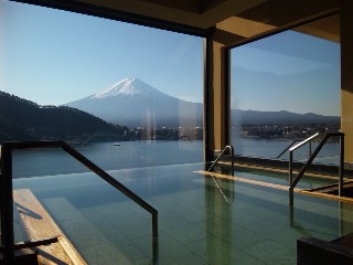 お風呂と富士山